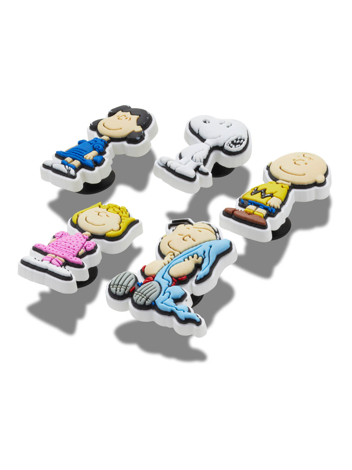 Jibbitz Snoopy y Amigos Pack 5 Blanco Crocs