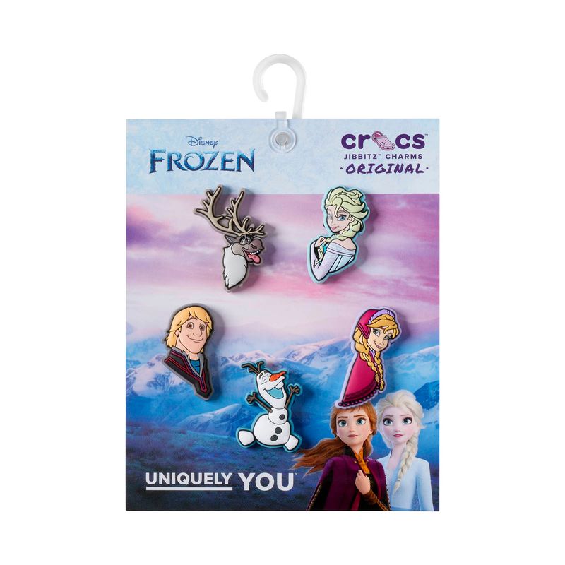 Jibbitz Frozen Personajes Pack 5 Blanco Crocs