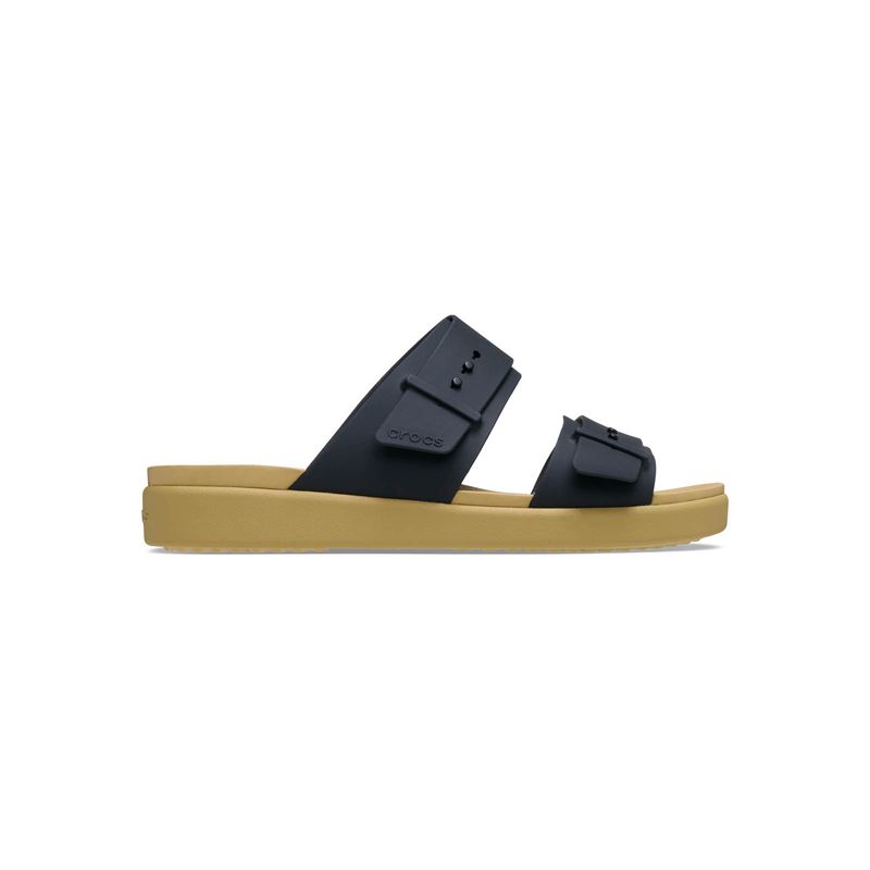 Sandalia Mujer Brooklyn Buckle Low Negro Crocs