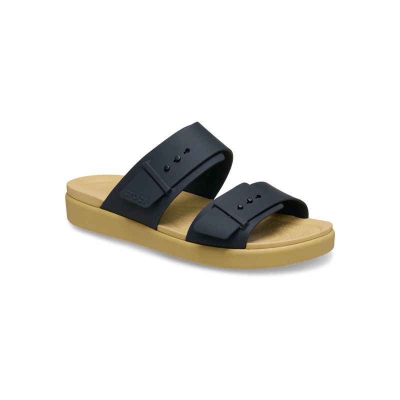 Sandalia Mujer Brooklyn Buckle Low Negro Crocs