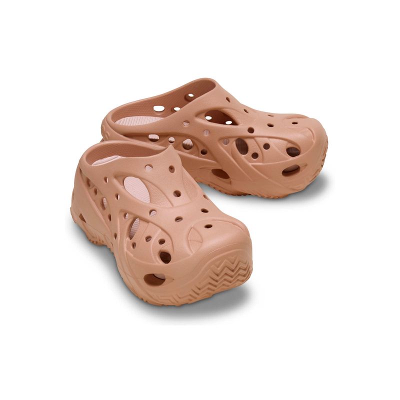 Zueco Mujer Caged Clog Rosa Nude Crocs