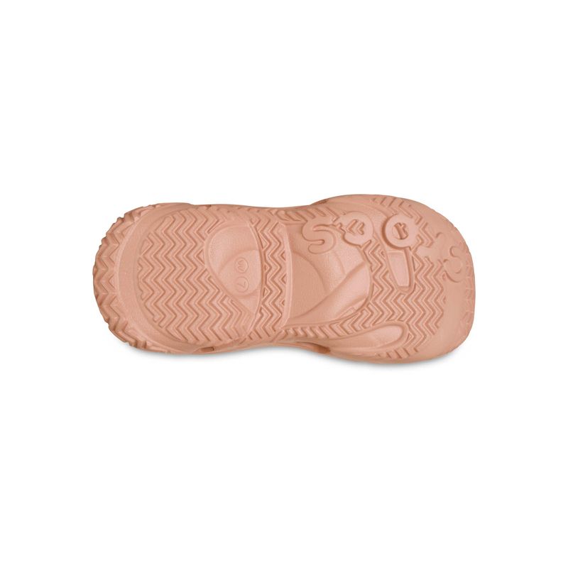 Zueco Mujer Caged Clog Rosa Nude Crocs