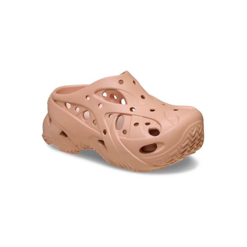 Zueco Mujer Caged Clog Rosa Nude Crocs