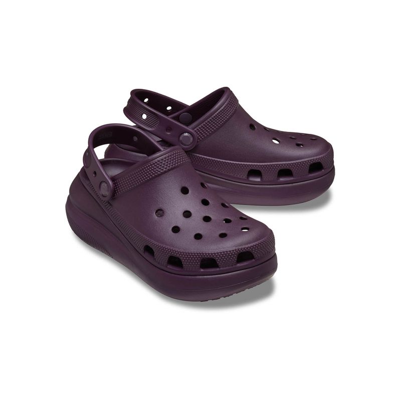 Zueco Unisex Crush Clog Morado Guinda Crocs