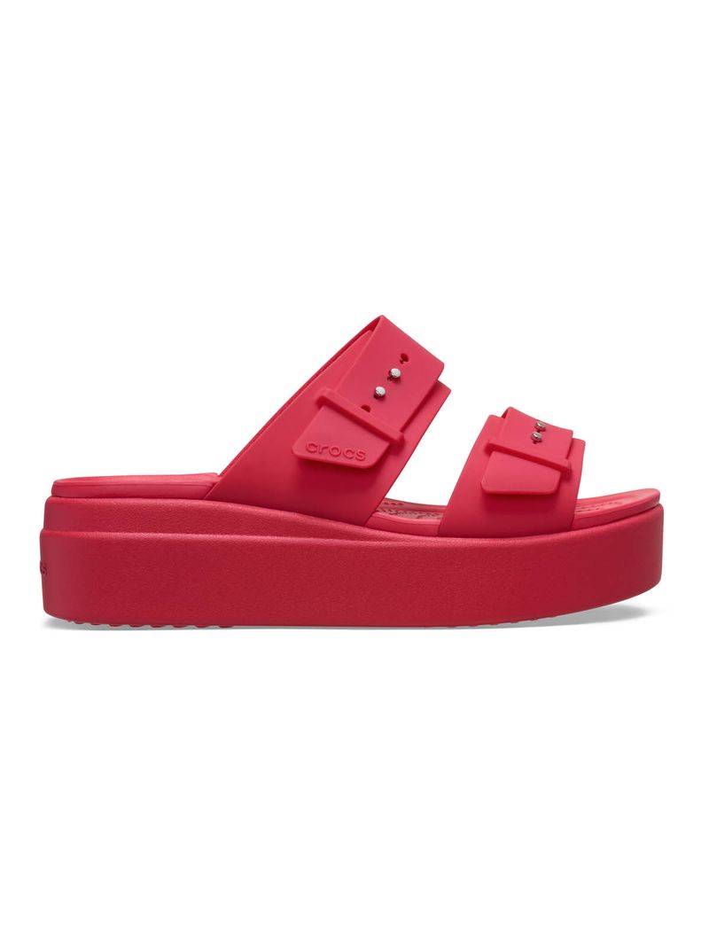 Sandalia-Mujer-Brooklyn-Buckle-Low-Wdg-Rojo-Crocs