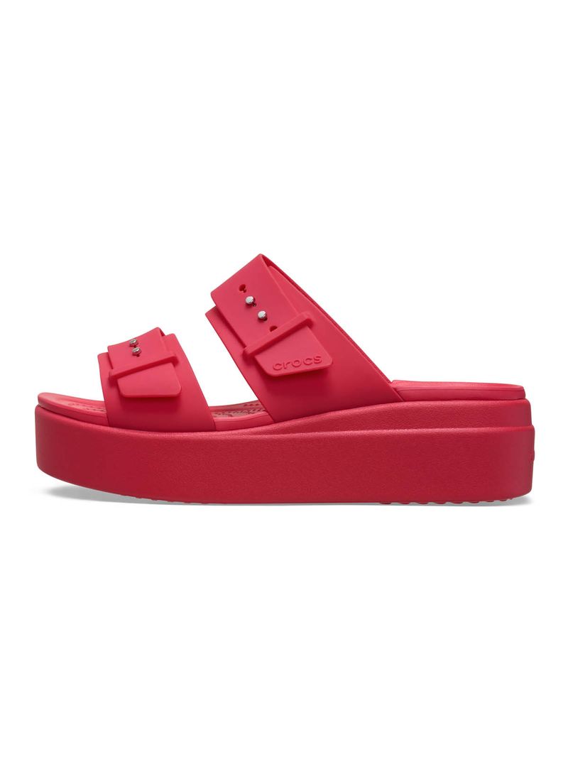 Sandalia-Mujer-Brooklyn-Buckle-Low-Wdg-Rojo-Crocs