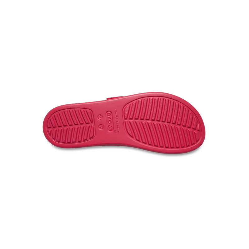 Sandalia Mujer Brooklyn Buckle Low Wdg Rojo Crocs