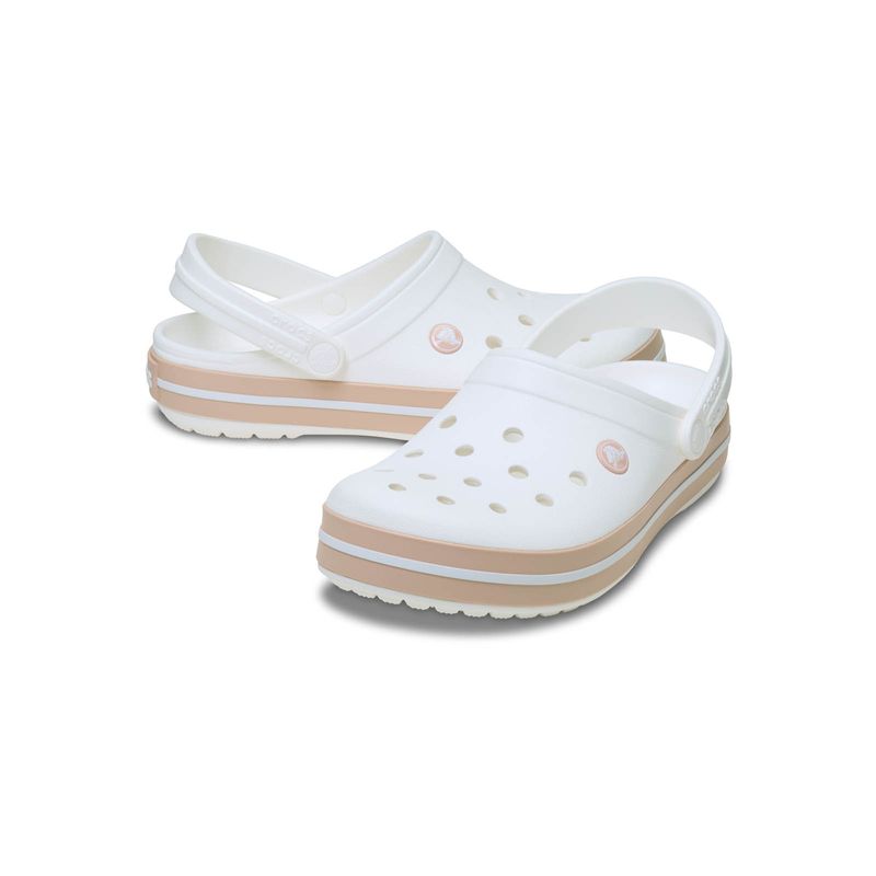 Zueco Unisex Crocband Clog Blanco Crocs