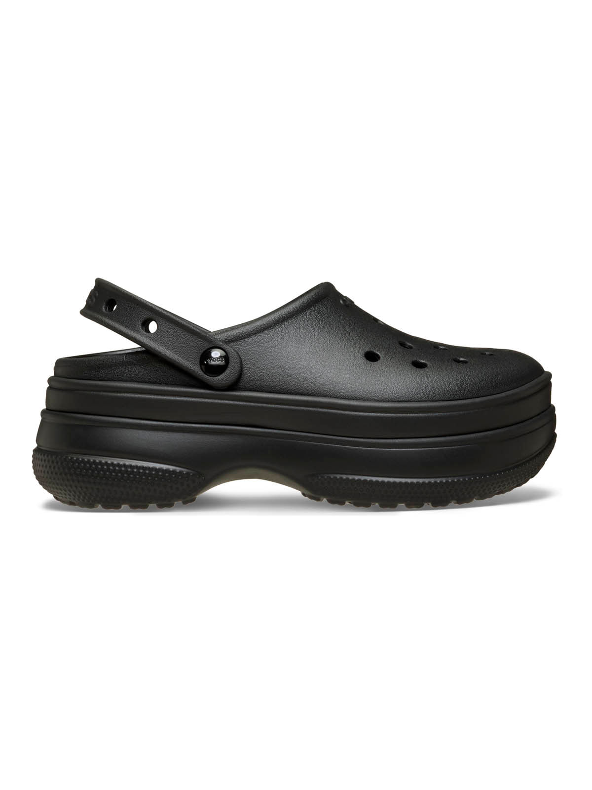 Zueco Unisex Classic Stacked Clog Negro Crocs