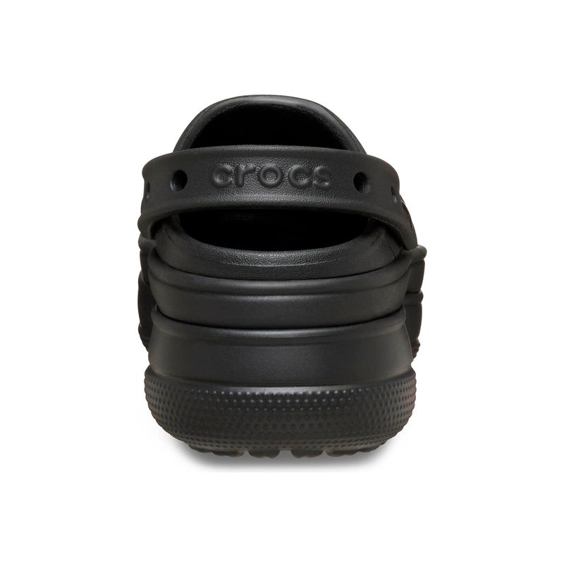 Zueco Unisex Classic Stacked Clog Negro Crocs