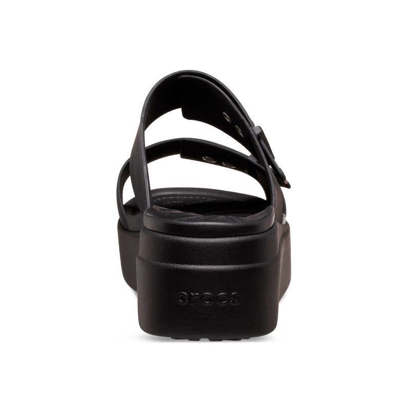 Sandalia Mujer Brooklyn Buckle Low Wdg Negro Crocs