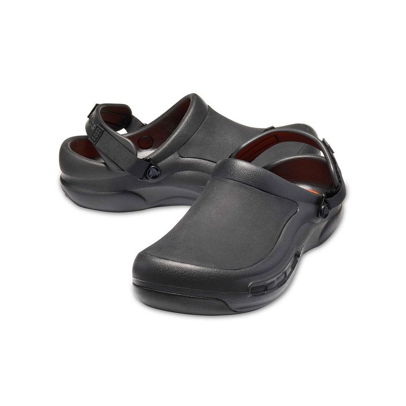 Zueco Unisex Bistro Pro Work LiteRide Clog Negro Crocs