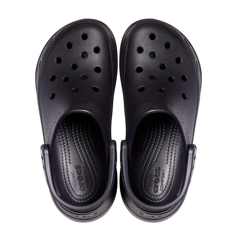 Zueco Plataforma Mujer Bae Clog Negro Crocs