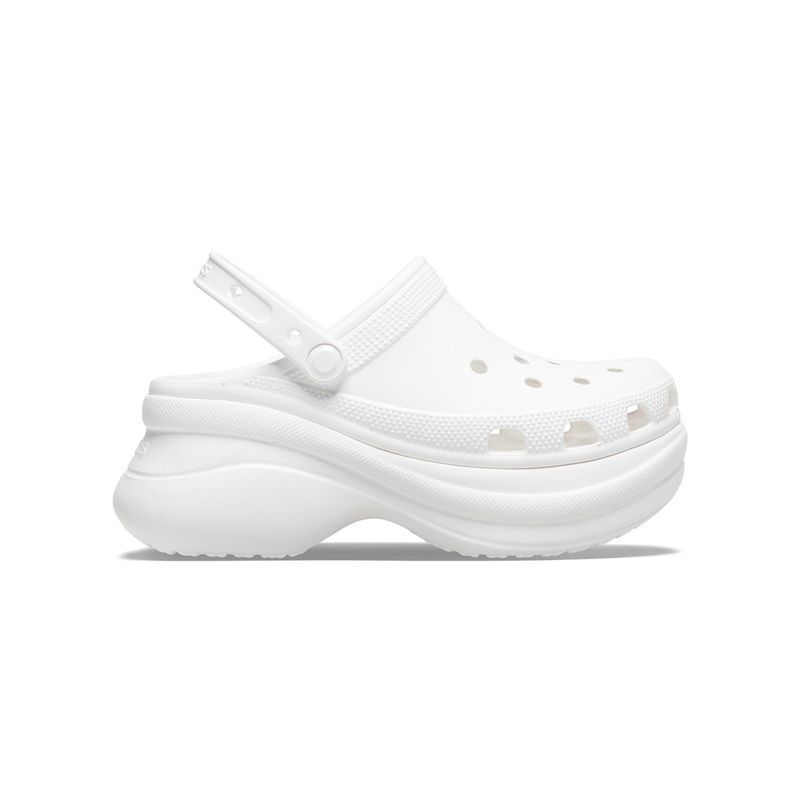 Zueco Plataforma Mujer Bae Clog Blanco Crocs
