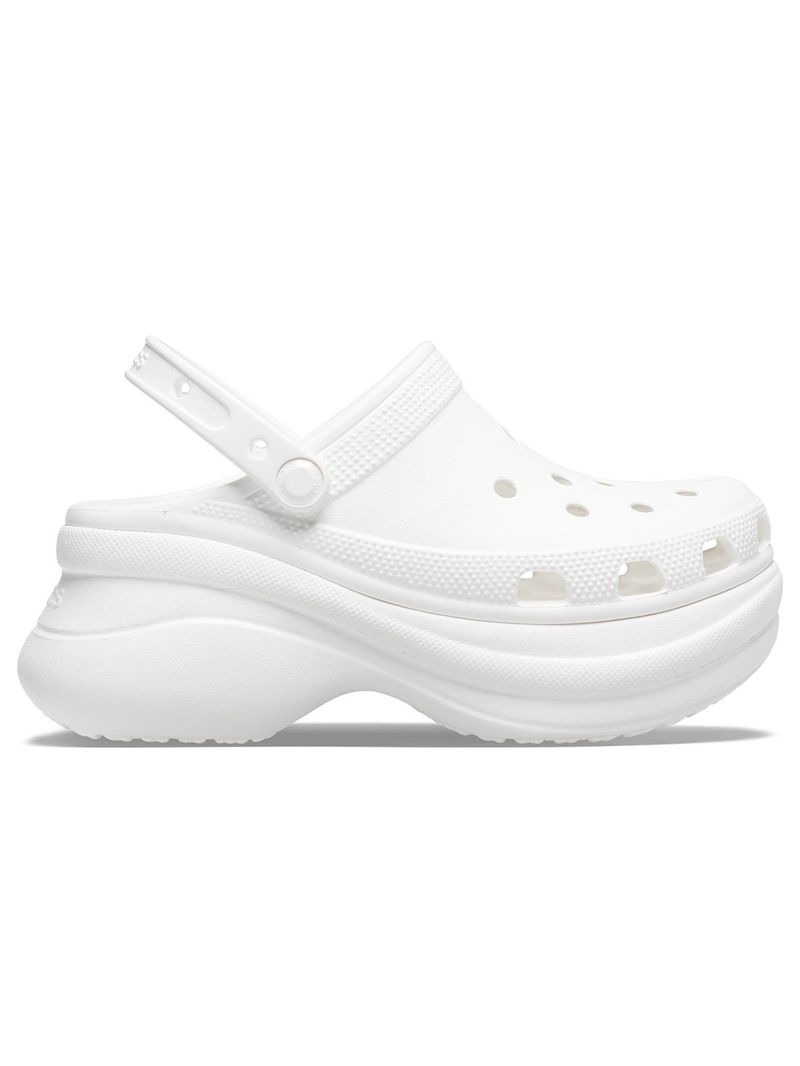 Zueco-Plataforma-Mujer-Bae-Clog-Blanco-Crocs