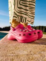 Zueco-Plataforma-Mujer-Bae-Clog-Rosa-Crocs