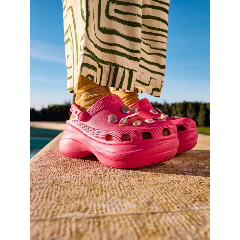 Zueco-Plataforma-Mujer-Bae-Clog-Rosa-Crocs
