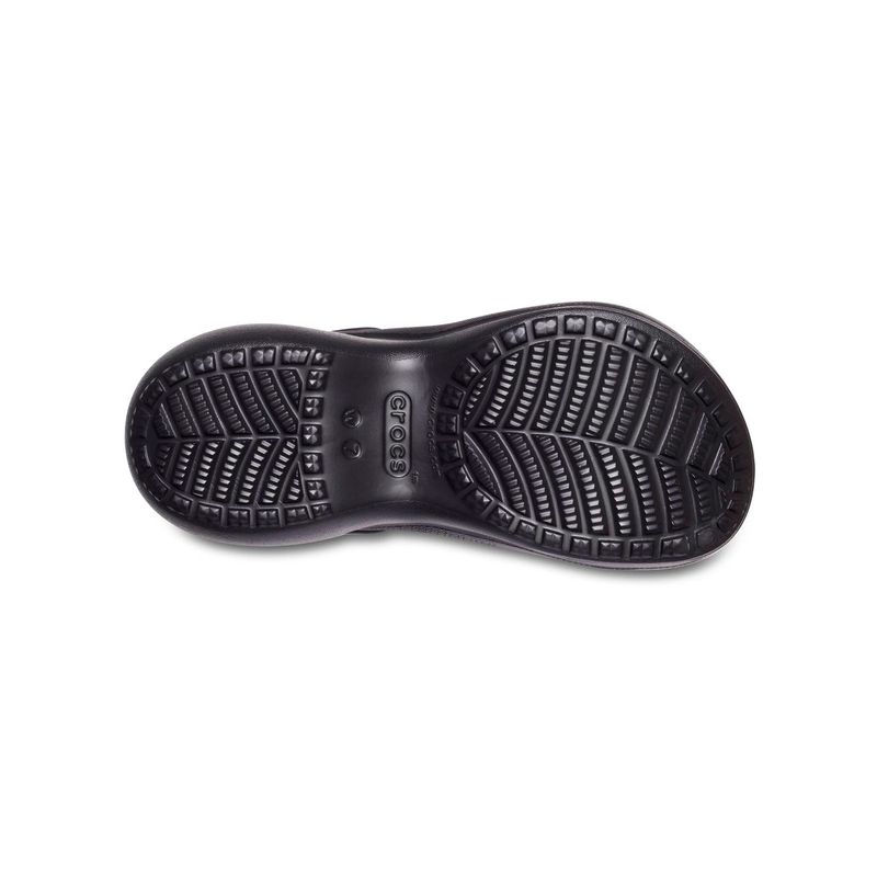 Zueco Plataforma Mujer Bae Clog Negro Crocs