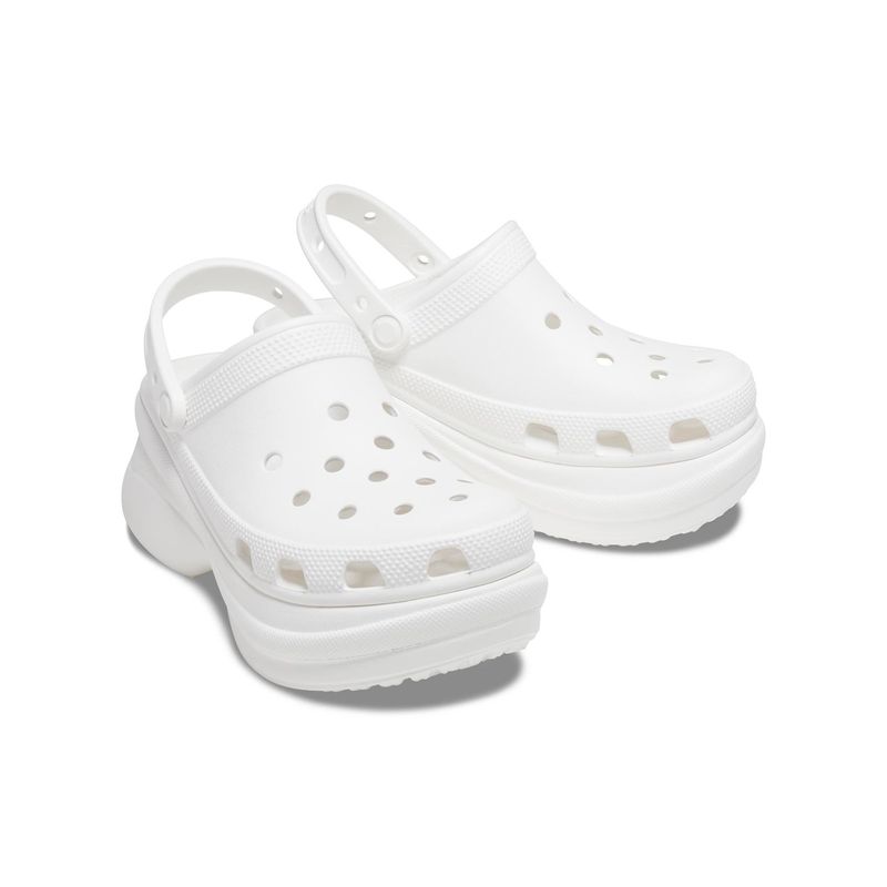 Zueco Plataforma Mujer Bae Clog Blanco Crocs