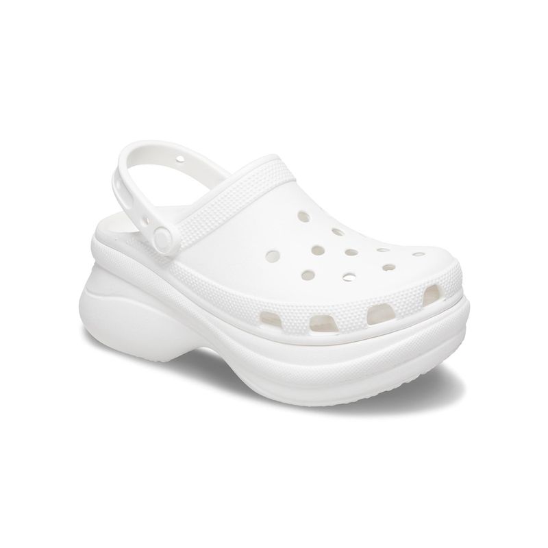 Zueco Plataforma Mujer Bae Clog Blanco Crocs