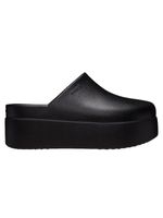 Zueco-Plataforma-Mujer-Dylan-Clog-Negro-Crocs