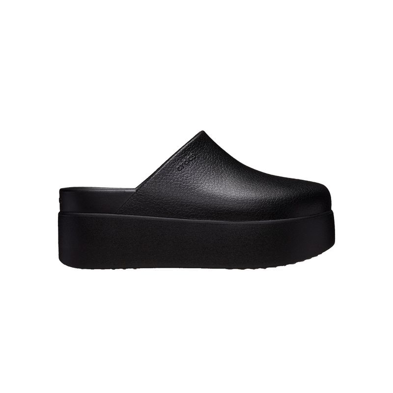Zueco Plataforma Mujer Dylan Clog Negro Crocs
