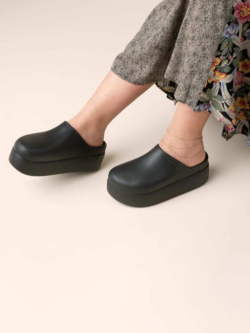 Zueco Dylan Platform Clog Negro Crocs - Crocs Chile