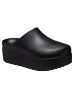 Zueco-Plataforma-Mujer-Dylan-Clog-Negro-Crocs