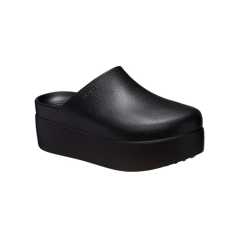 Zueco Plataforma Mujer Dylan Clog Negro Crocs