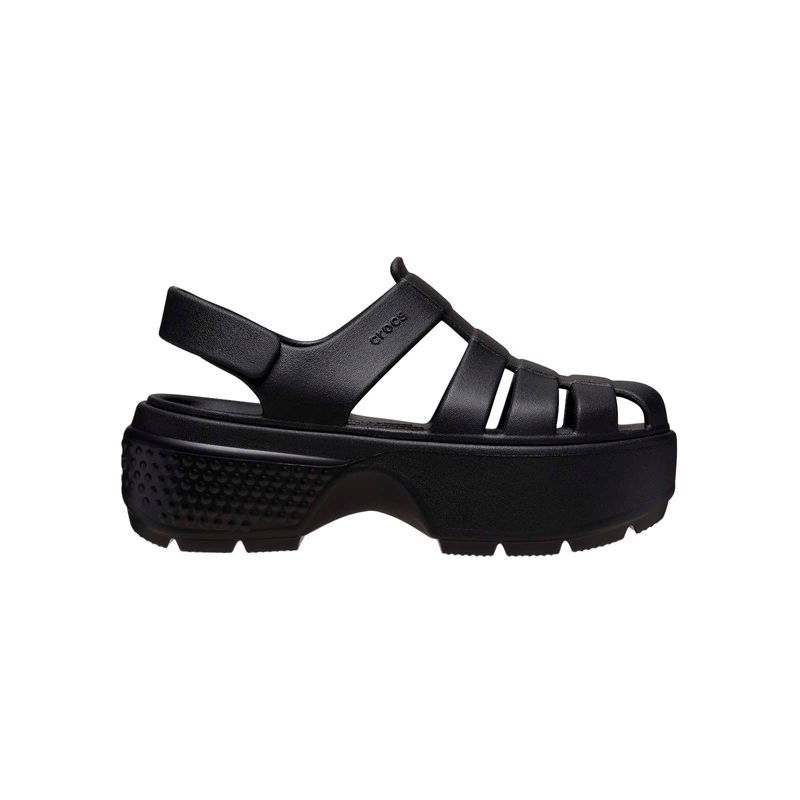 Sandalia Unisex Stomp Fisherman Negro Crocs