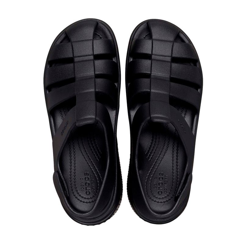 Sandalia Unisex Stomp Fisherman Negro Crocs