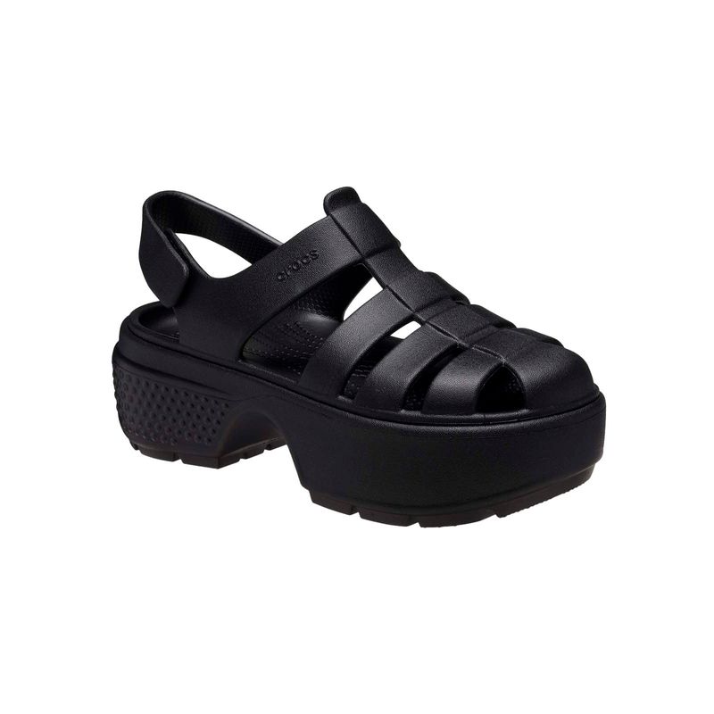 Sandalia Unisex Stomp Fisherman Negro Crocs