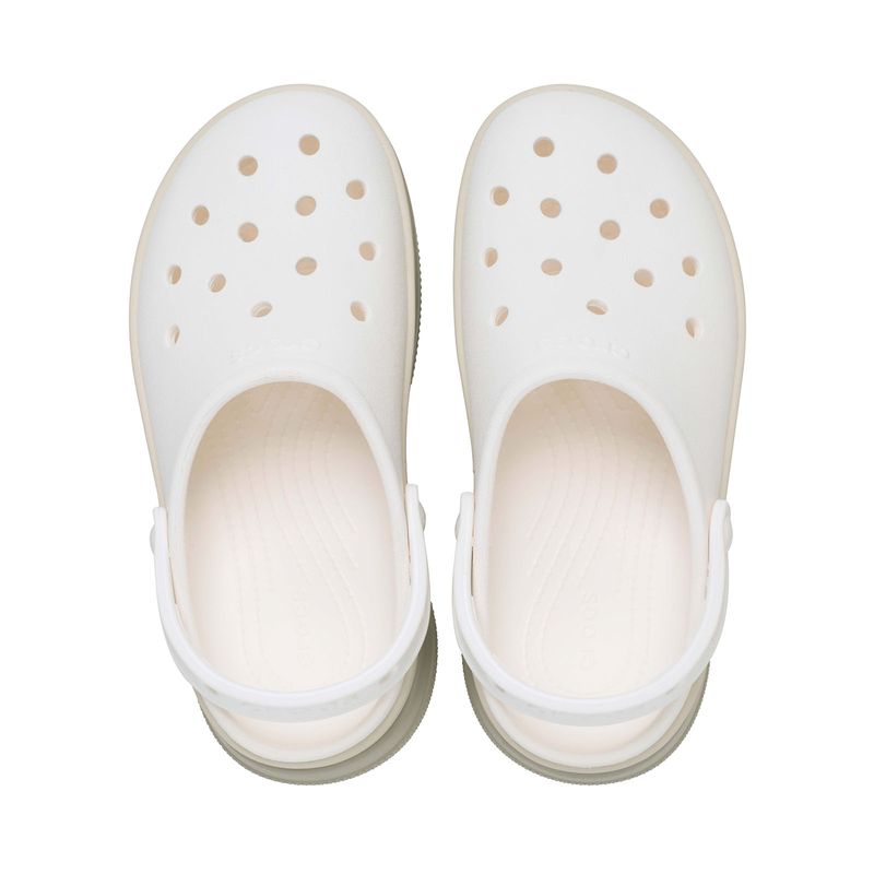 Zueco Plataforma Unisex Classic Stacked Blanco Crocs
