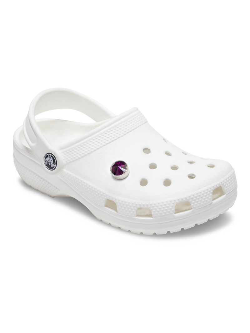 Jibbitz-Tacha-Morado-Fucsia-Crocs