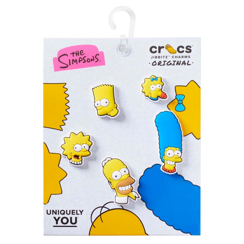 Jibbitz Los Simpson Pack 5 Amarillo Crocs