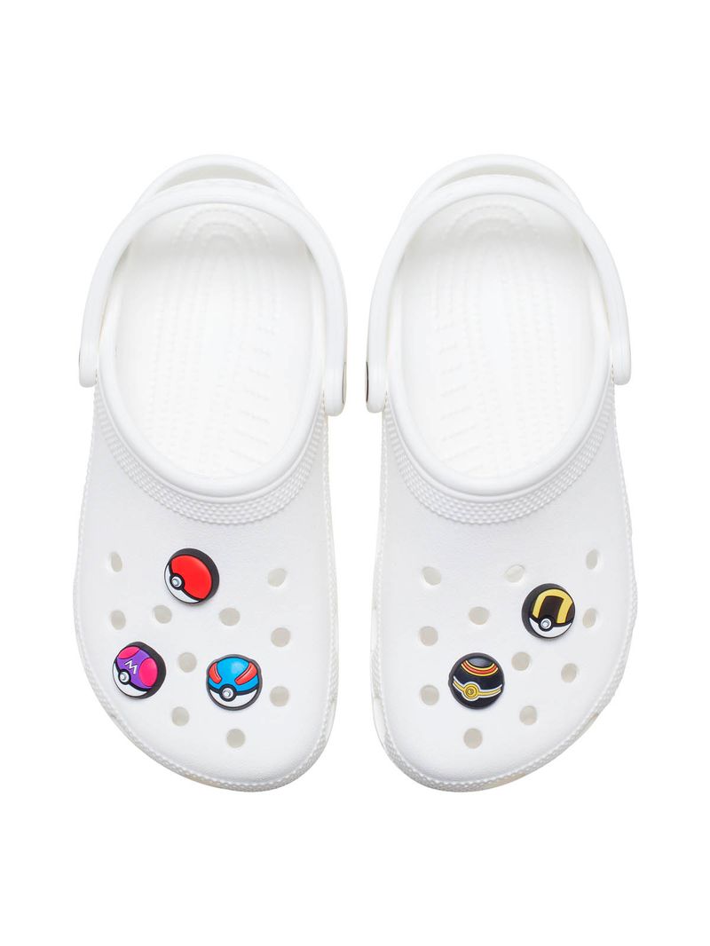 Jibbitz-Pokebolas-Pack-5-Negro-Crocs
