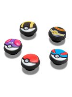 Jibbitz-Pokebolas-Pack-5-Negro-Crocs
