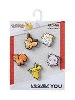 Jibbitz-Pokemon-Personajes-Pack-5-Blanco-Crocs