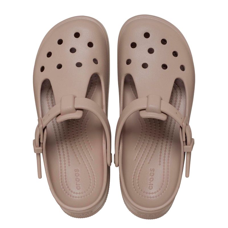 Zueco Mjer Plataforma Classic Mary Jane Café Crocs