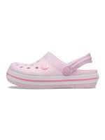 Zueco-Niños-Pequeños-Crocband-Clog-Rosa-Crocs
