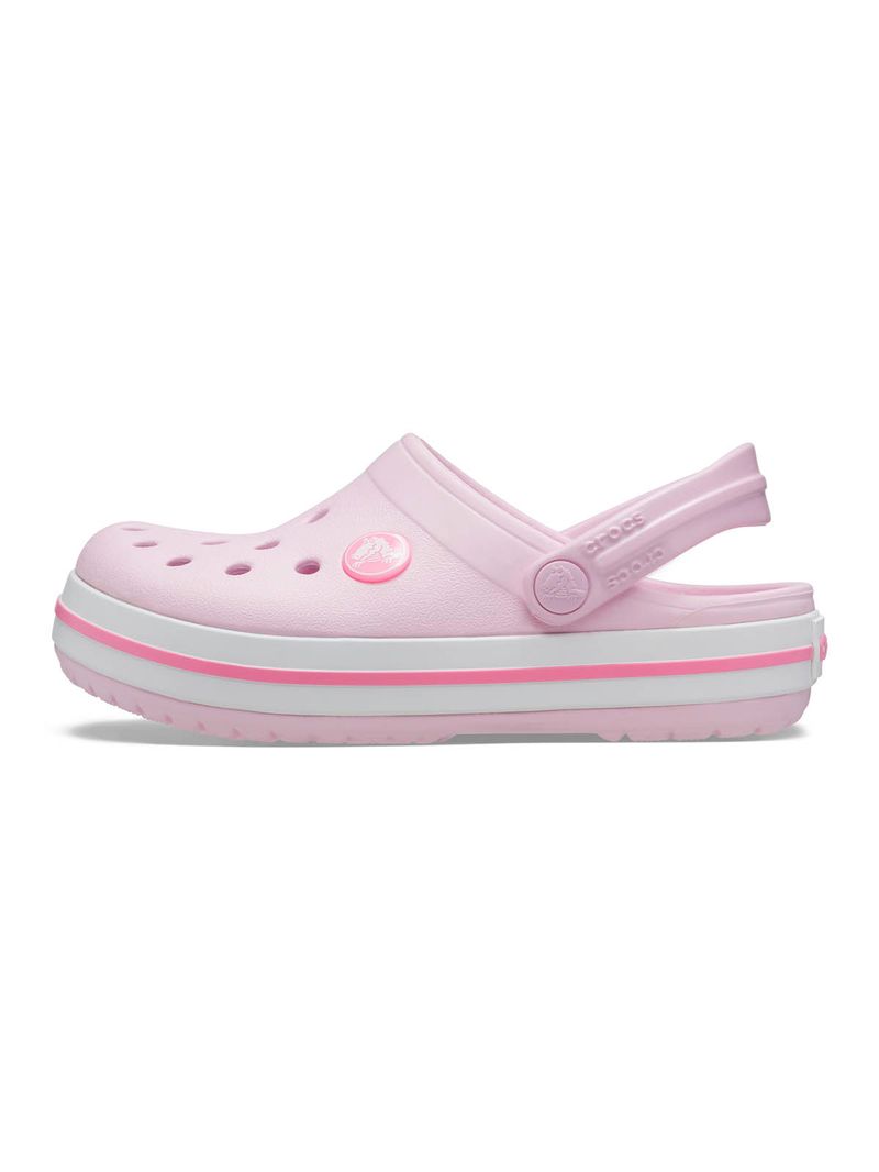 Zueco-Niños-Pequeños-Crocband-Clog-Rosa-Crocs