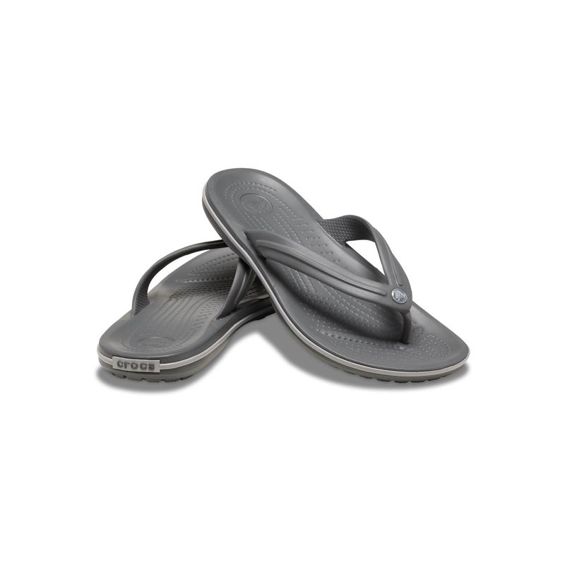 Sandalia Flip Unisex Crocband Gris Crocs