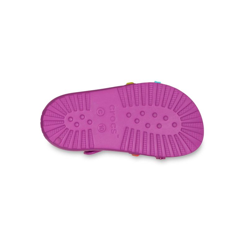 Sandalia Niños Pequeños Classic Fisherman Morado Crocs