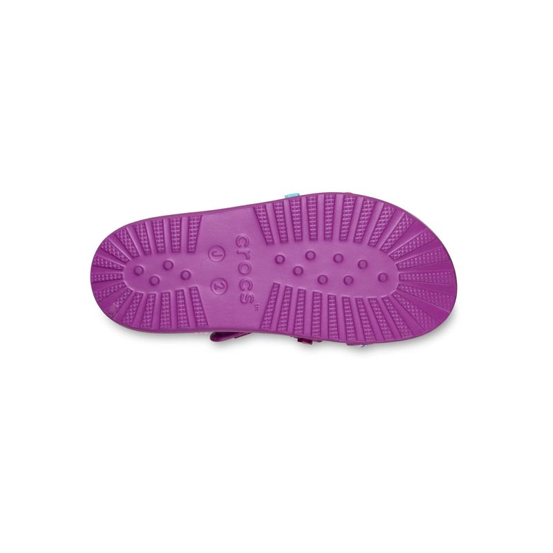 Sandalia Niños Grandes Classic Fisherman Morado Crocs