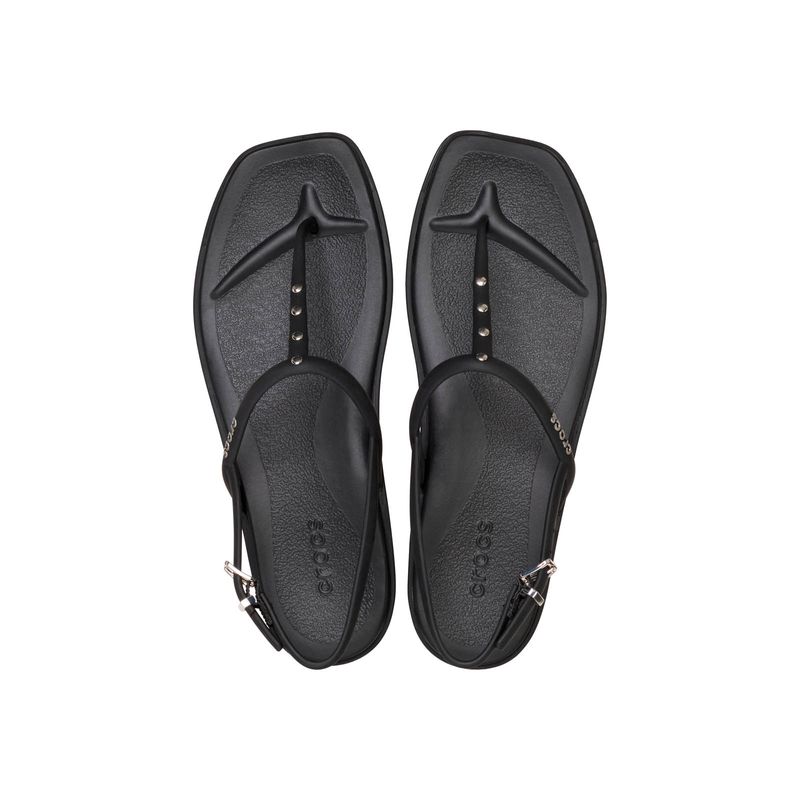 Sandalia Flip Mujer Miami Thong Flip Negro Crocs