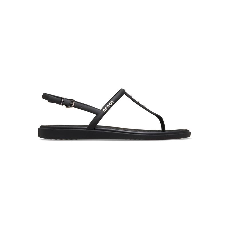 Sandalia Flip Mujer Miami Thong Flip Negro Crocs