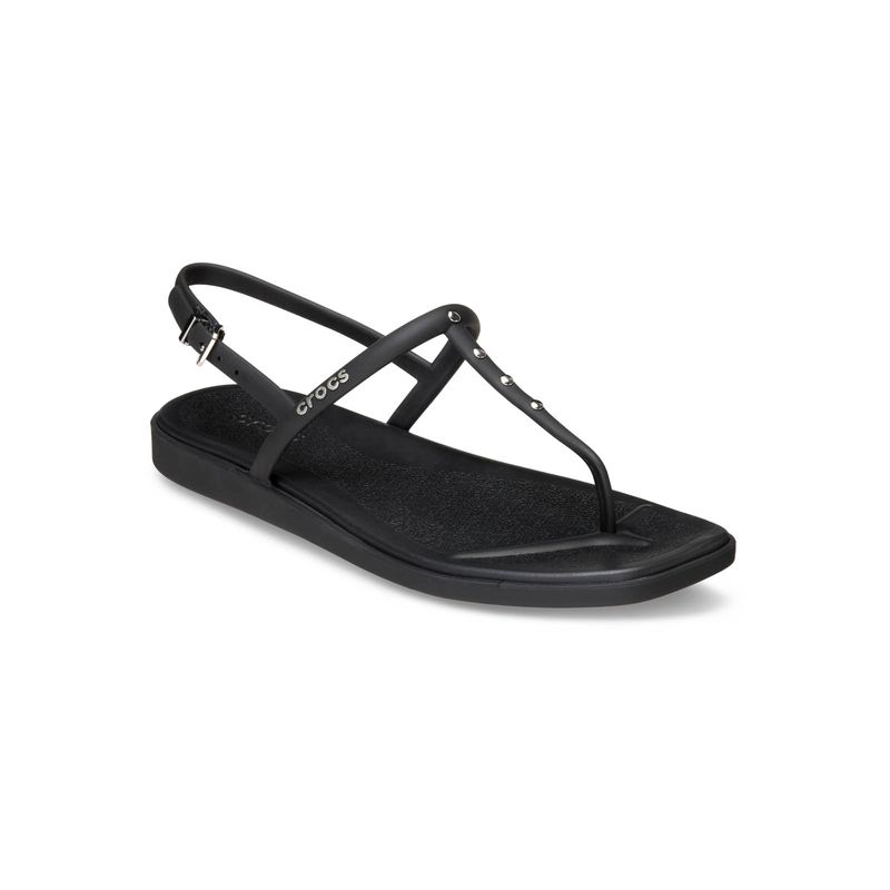 Sandalia Flip Mujer Miami Thong Flip Negro Crocs