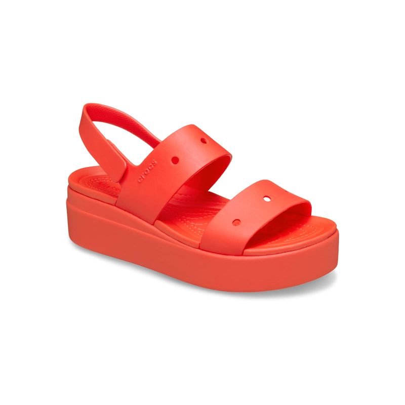 Sandalia Mujer Brooklyn 4U Rojo Crocs