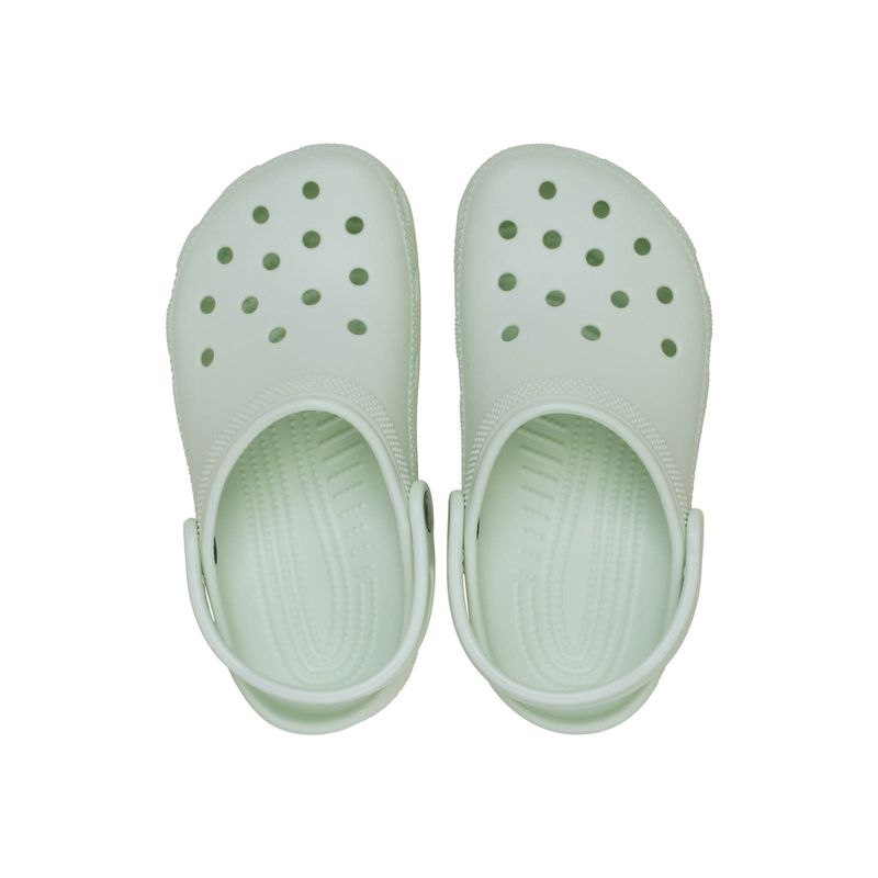 Zueco Niños Grandes Classic Clog Verde Crocs
