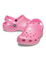 Zueco-Niños-Pequeños-Classic-Clog-Glitter-Rosa-Crocs
